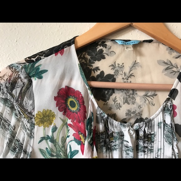 ⭕️SOLD⭕️Anthro In Spades Blouse by LeifNotes - Picture 3 of 4