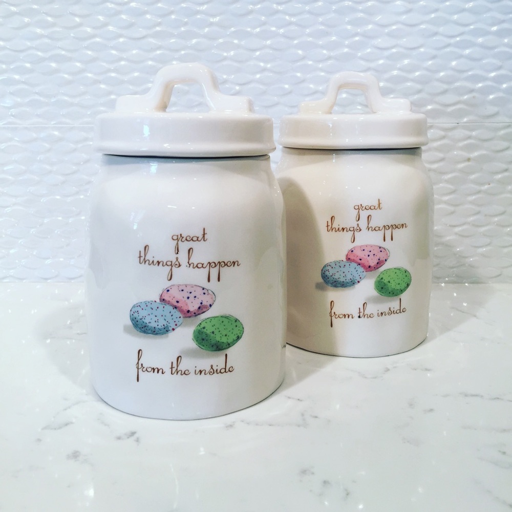Rae Dunn canisters