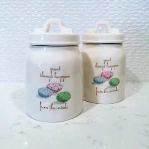 Rae Dunn canisters