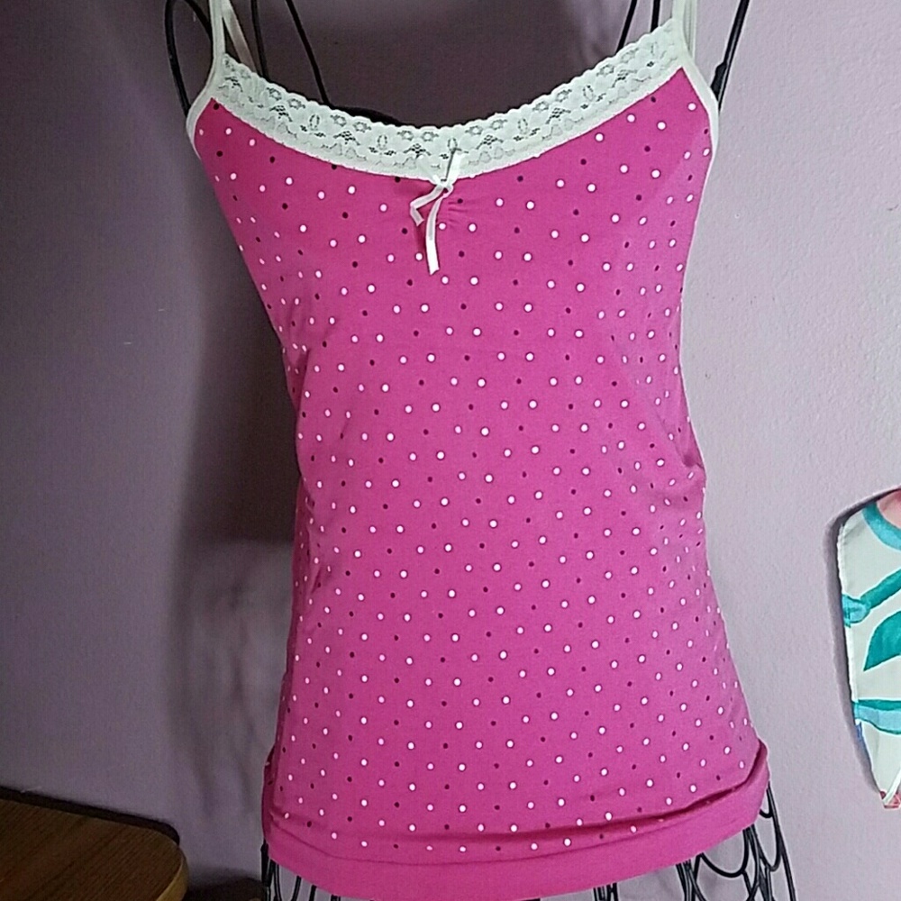 Pink tank top