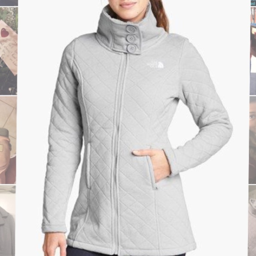 Grey soft north face