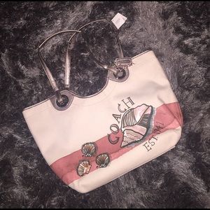 NWT Coach Seashell Tote