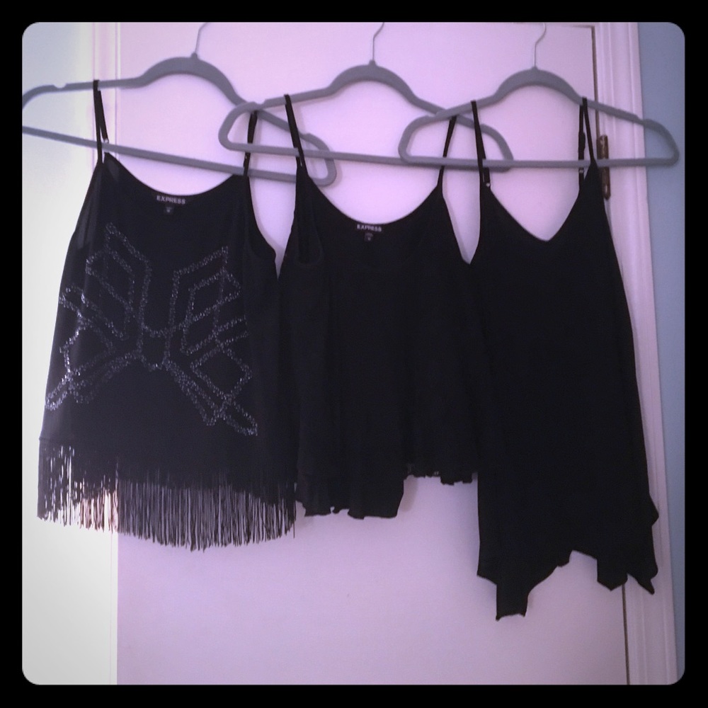 Black XS Express tops (3) bundle
