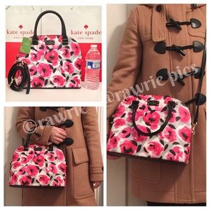 kate spade Bags - SALE New Kate Spade Domed floral roses Satchel kate spade Bags - SALE New Kate Spade Domed floral roses Satchel