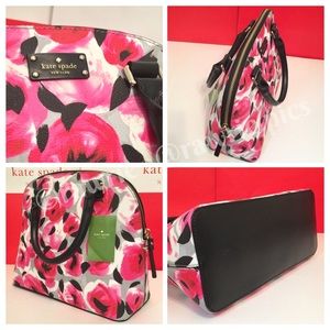 kate spade Bags - SALE New Kate Spade Domed floral roses Satchel kate spade Bags - SALE New Kate Spade Domed floral roses Satchel