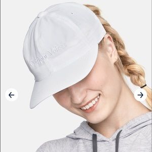 White Outdoor Voices Logo Hat / Baseball Cap NWT