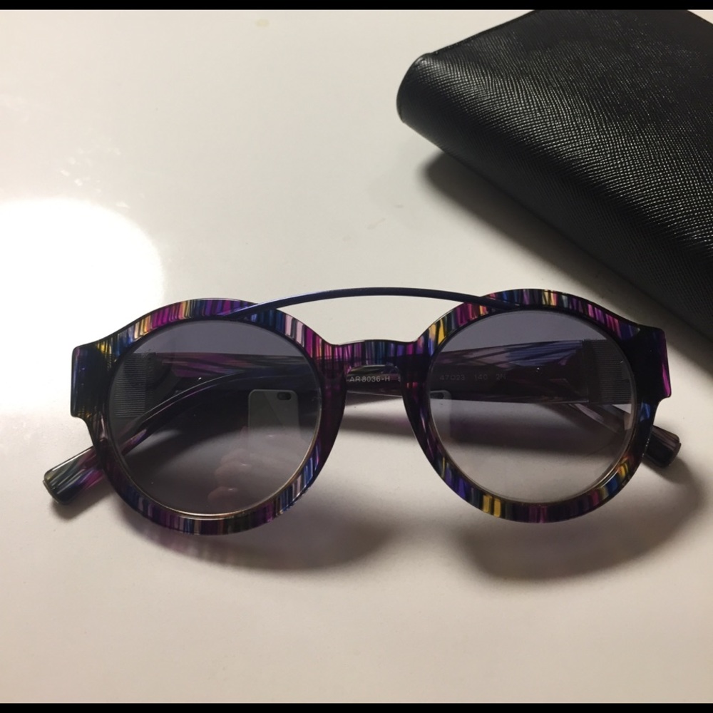 Giorgio Armani rainbow circle sunglasses