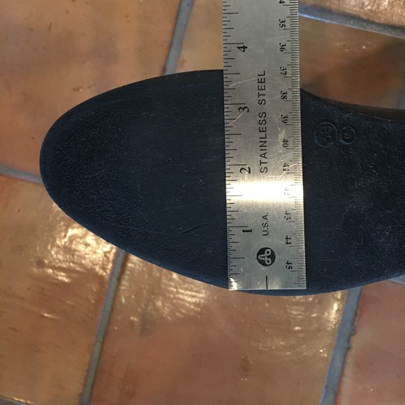 Tall Vintage Black Rubber Riding Boots - Picture 5 of 5