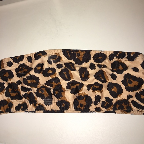 Cheetah Print Bandeau Bathing Suit - Picture 1 of 1