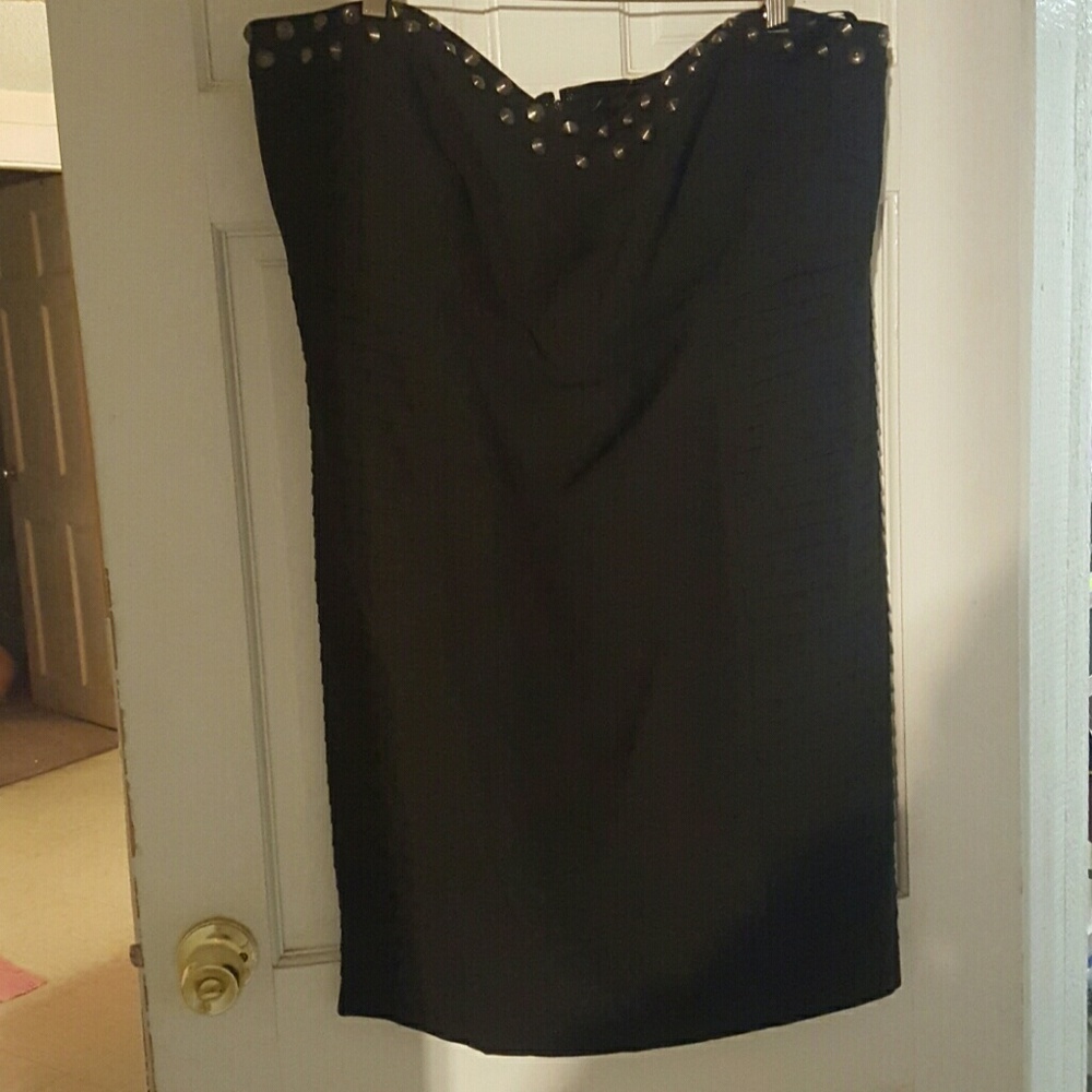 Black cocktail dress