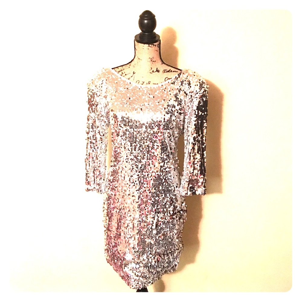 BLAQUE LABEL Sequin Mini Dress