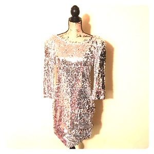 BLAQUE LABEL Sequin Mini Dress