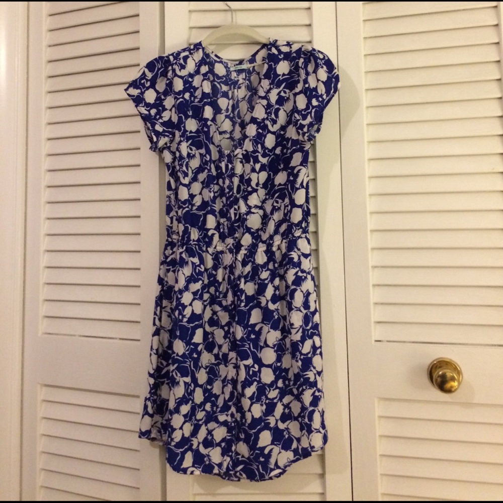 DONATING SOON! Blue & white dress Urban Outfitters