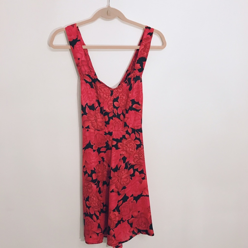Urban Outfitters Reformed brand Red Floral Dress
