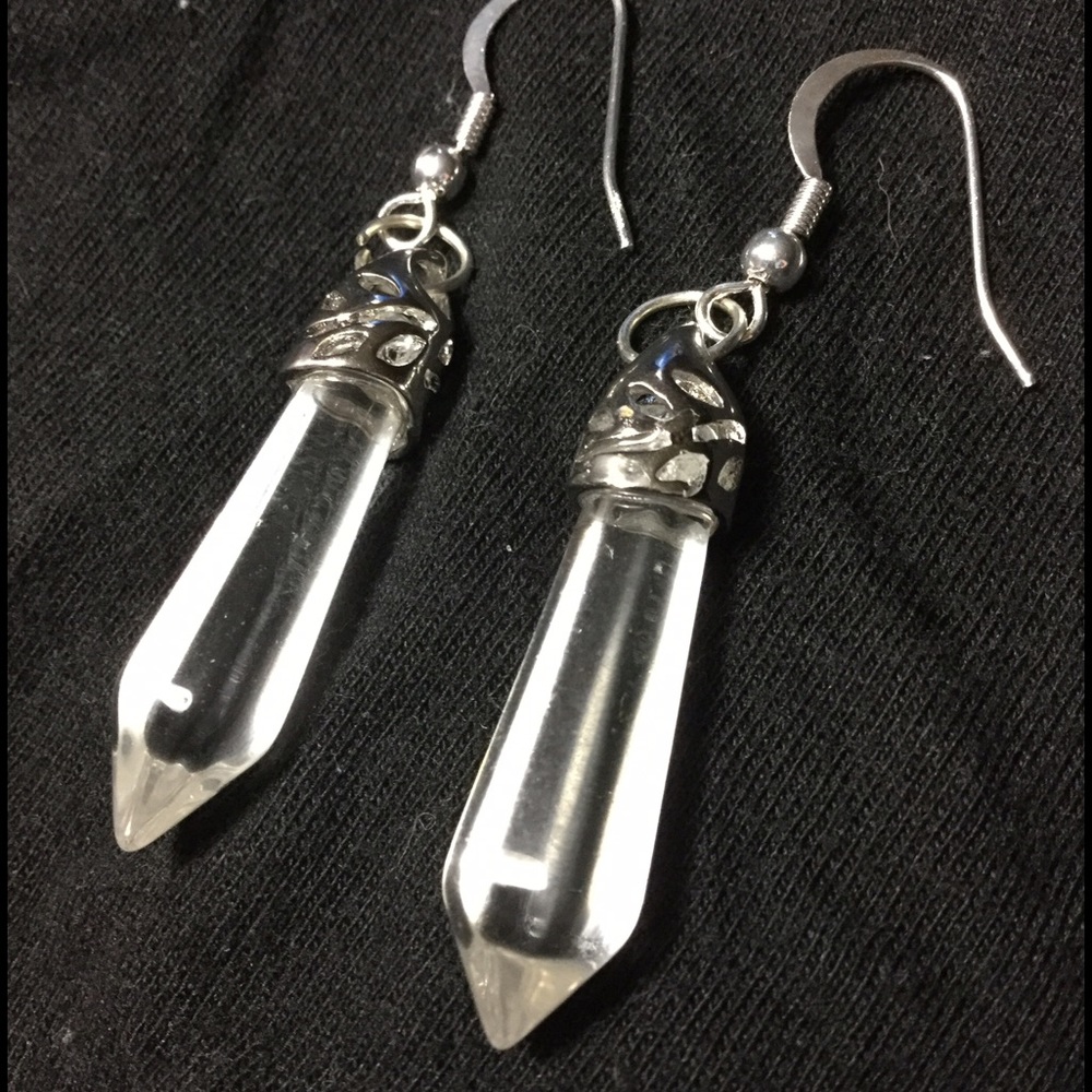 Crystal Quartz✨ Chakra☯️ Earrings