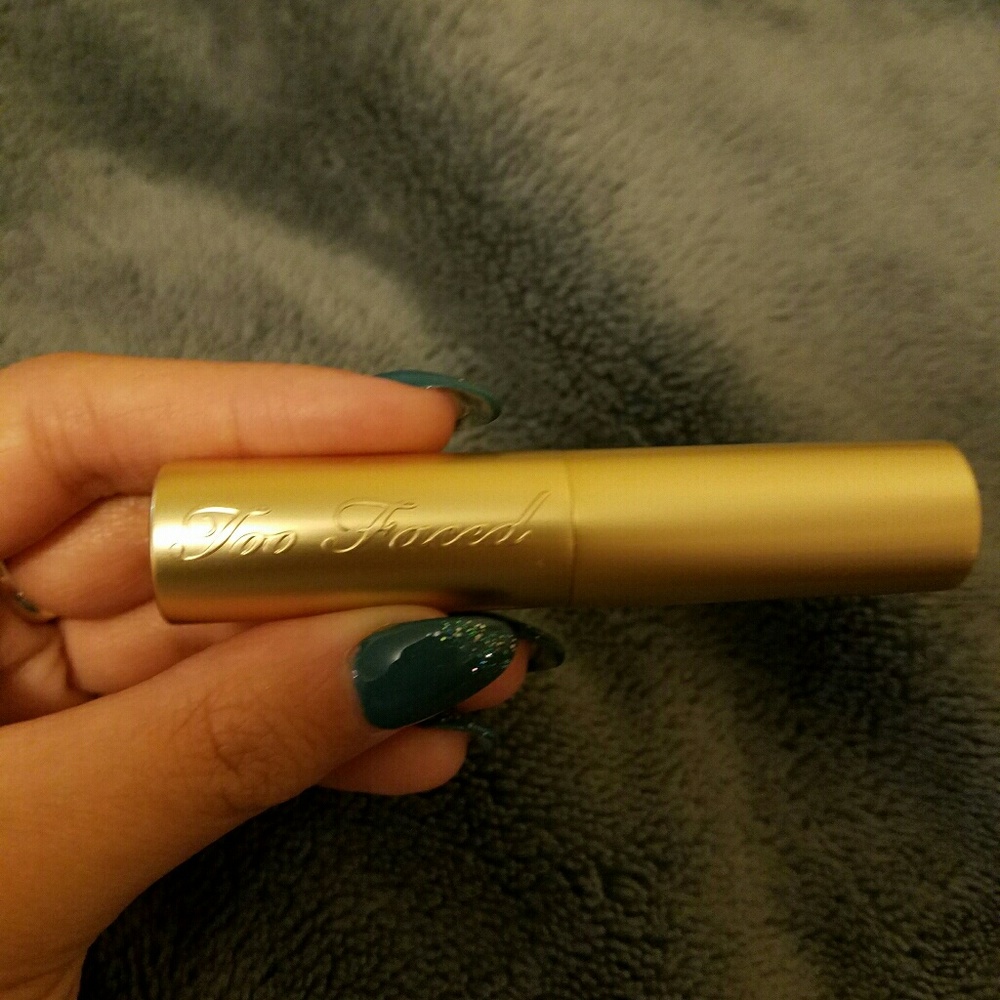 Too faced lipstick in divine wine