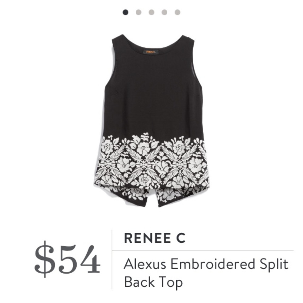 NWT Stitch Fix Alexus Embroidered Top - medium