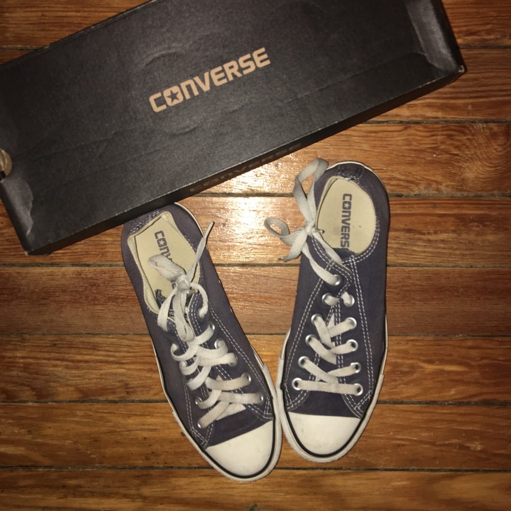 Blue Converse.