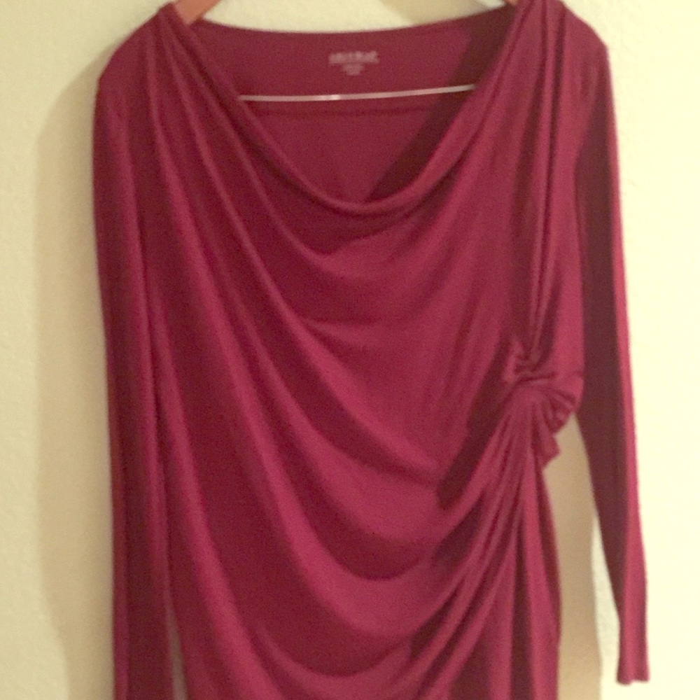 Pea in the pod maternity top - maroon