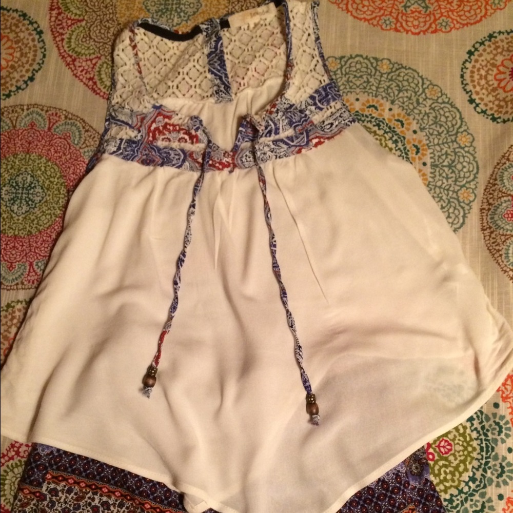 Summer outfit! Perfect for 4th of July.