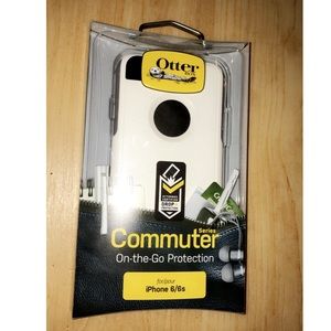 White Hard Shell OtterBox iPhone 6/6s