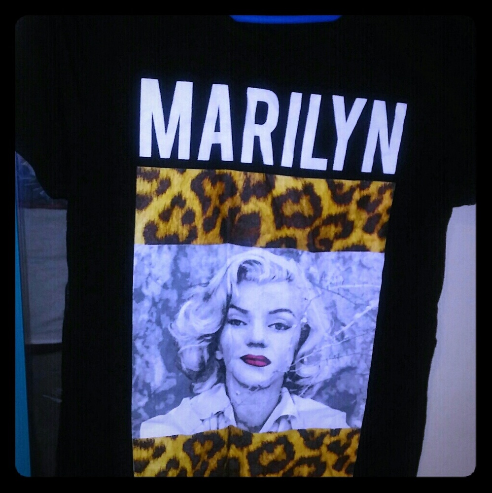 Marilyn Monroe Cheetah Print shirt