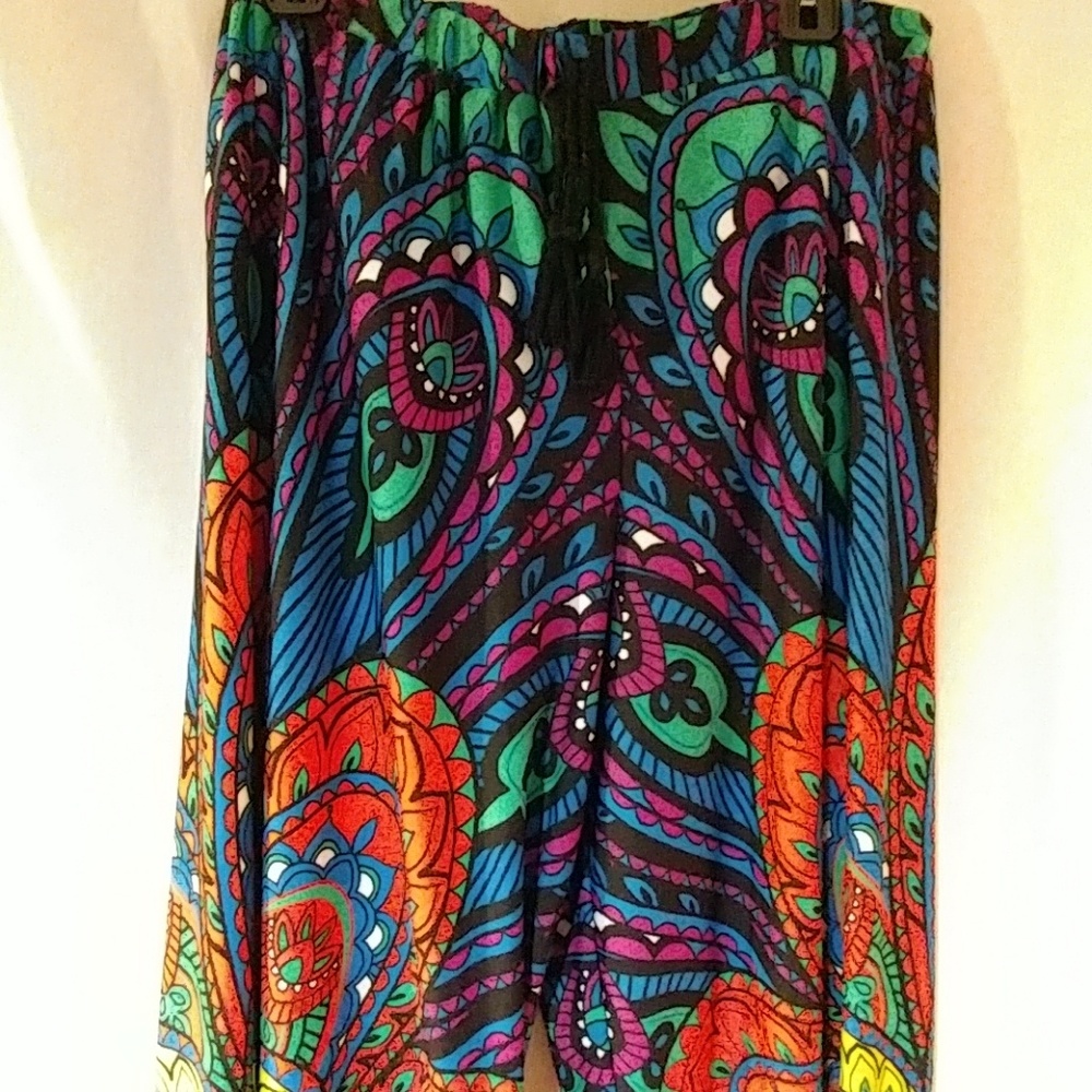 Sharagano Multi Color Palazzo Pants
