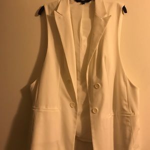 Dressy white vest