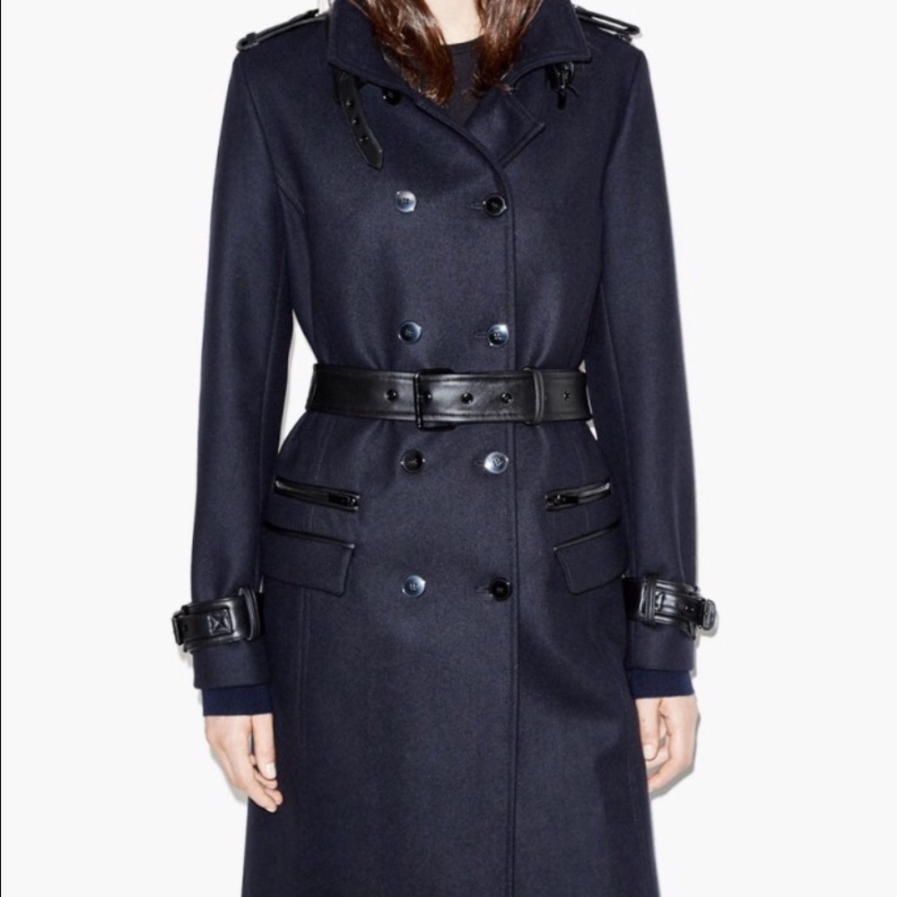 Gorgeous Kooples Wool Trench Style Coat
