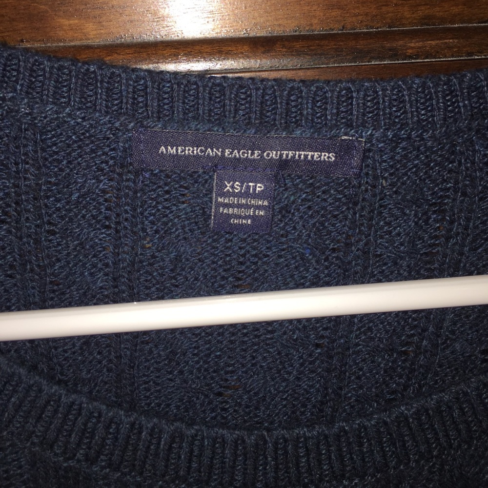Navy blue AE cardigan - Picture 3 of 4