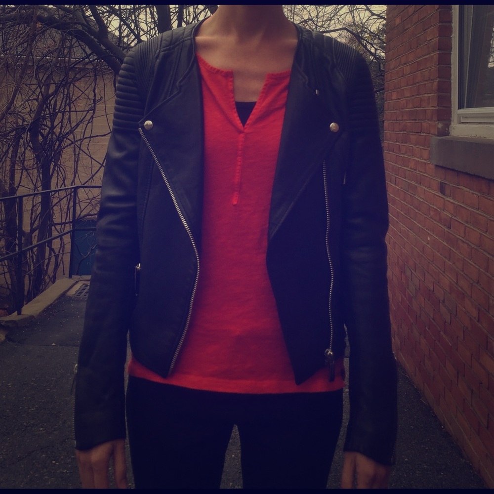 Barbara Bui leather jacket XS