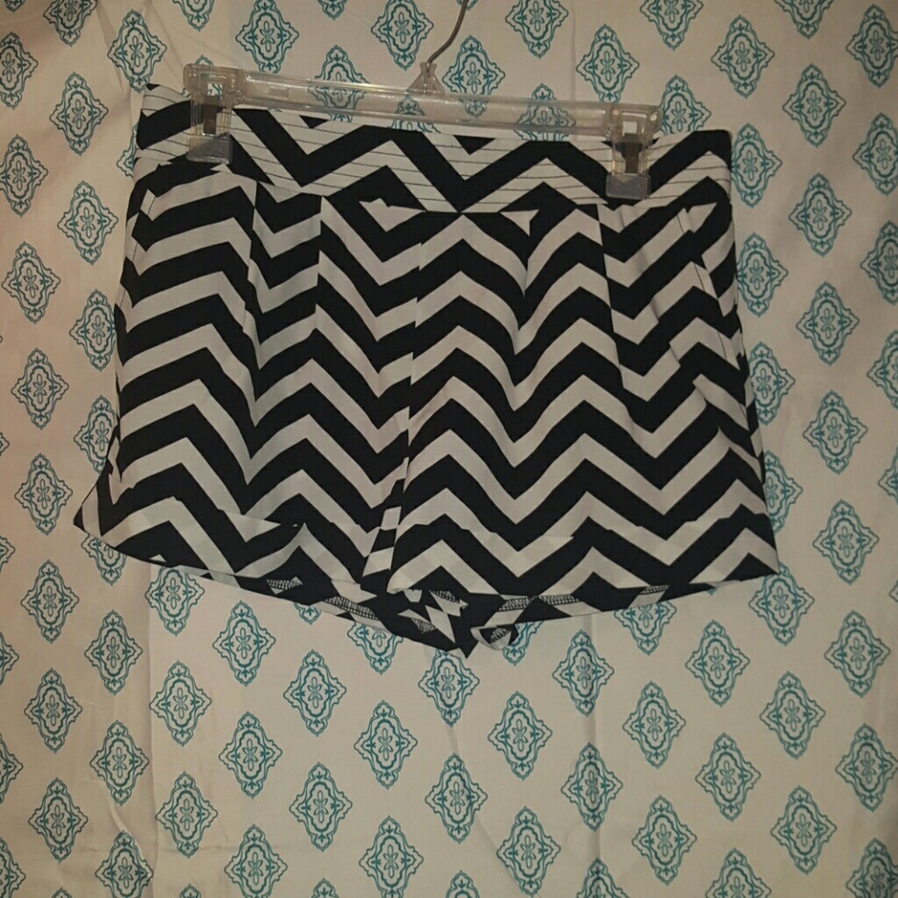 Chevron shorts dress up or down