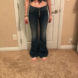 High Waist exposed button Hudsons