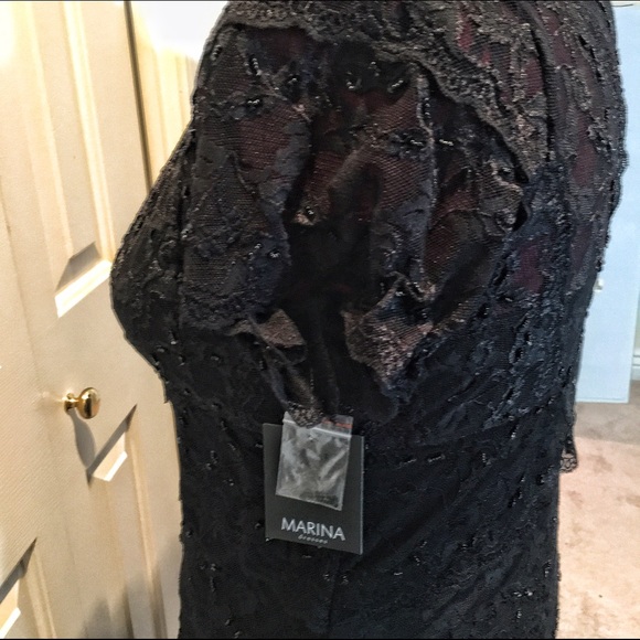 Marina Lace Embellished Dress - Picture 4 of 4