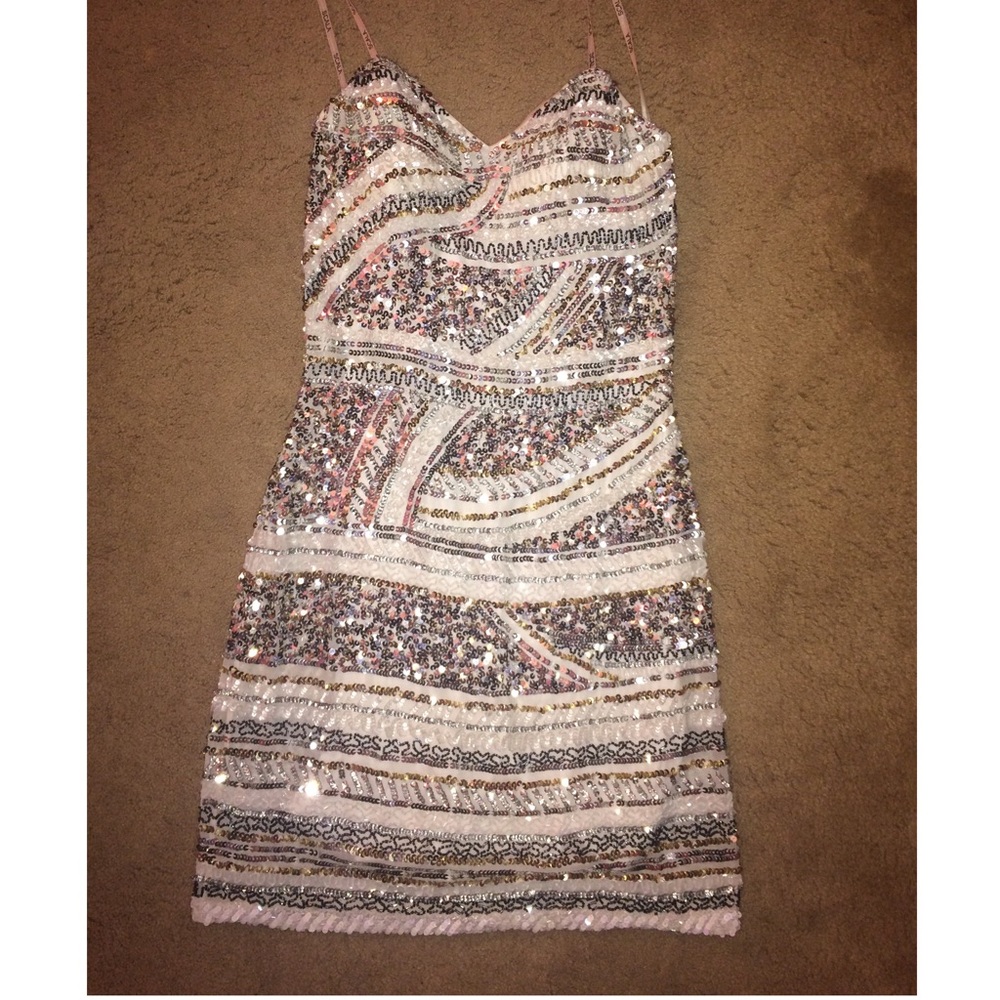 Strapless Sequence Dress