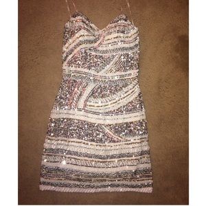 Strapless Sequence Dress