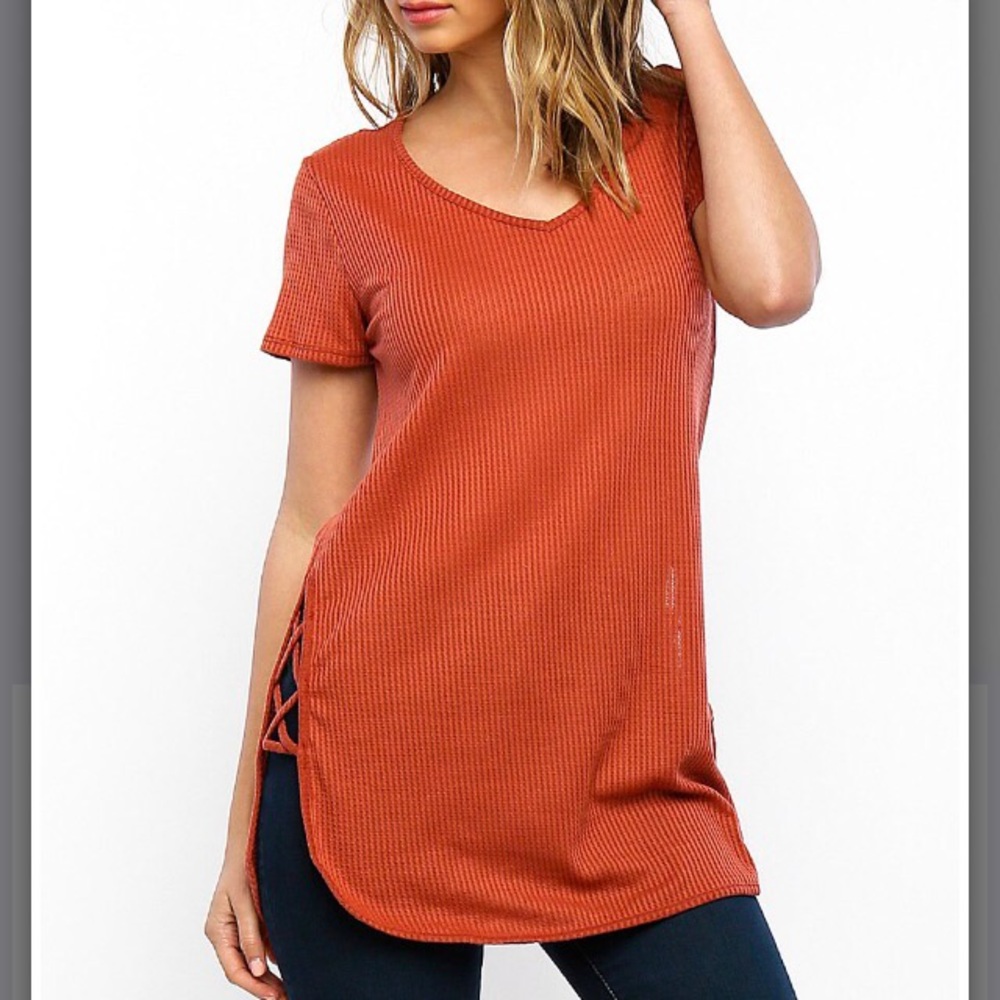 Criss cross tunic