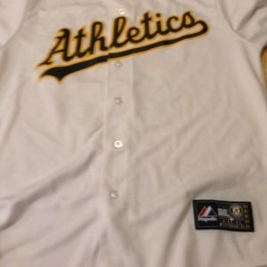Josh Donaldson #20 Oakland Athletics home jersey