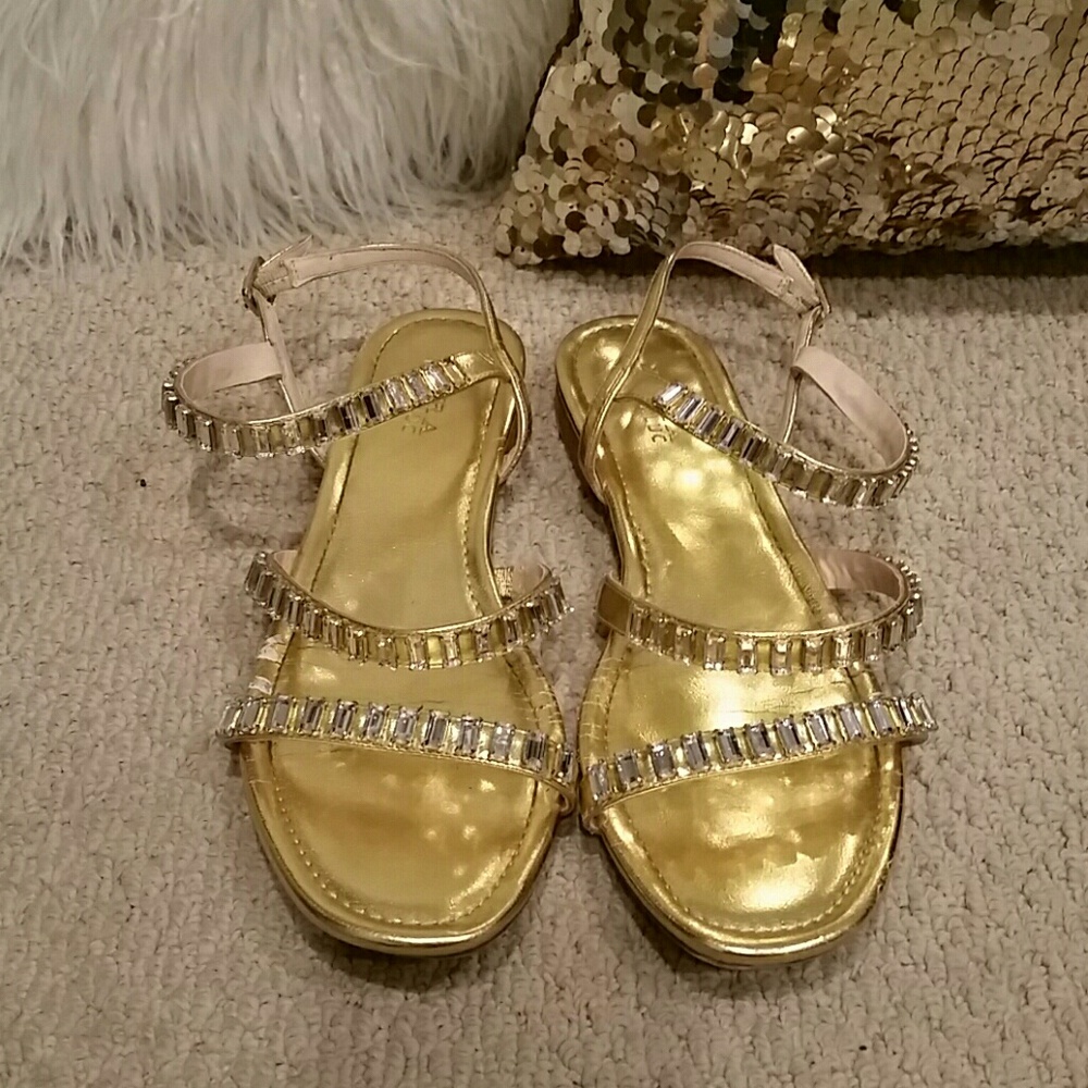 Gold Sandals