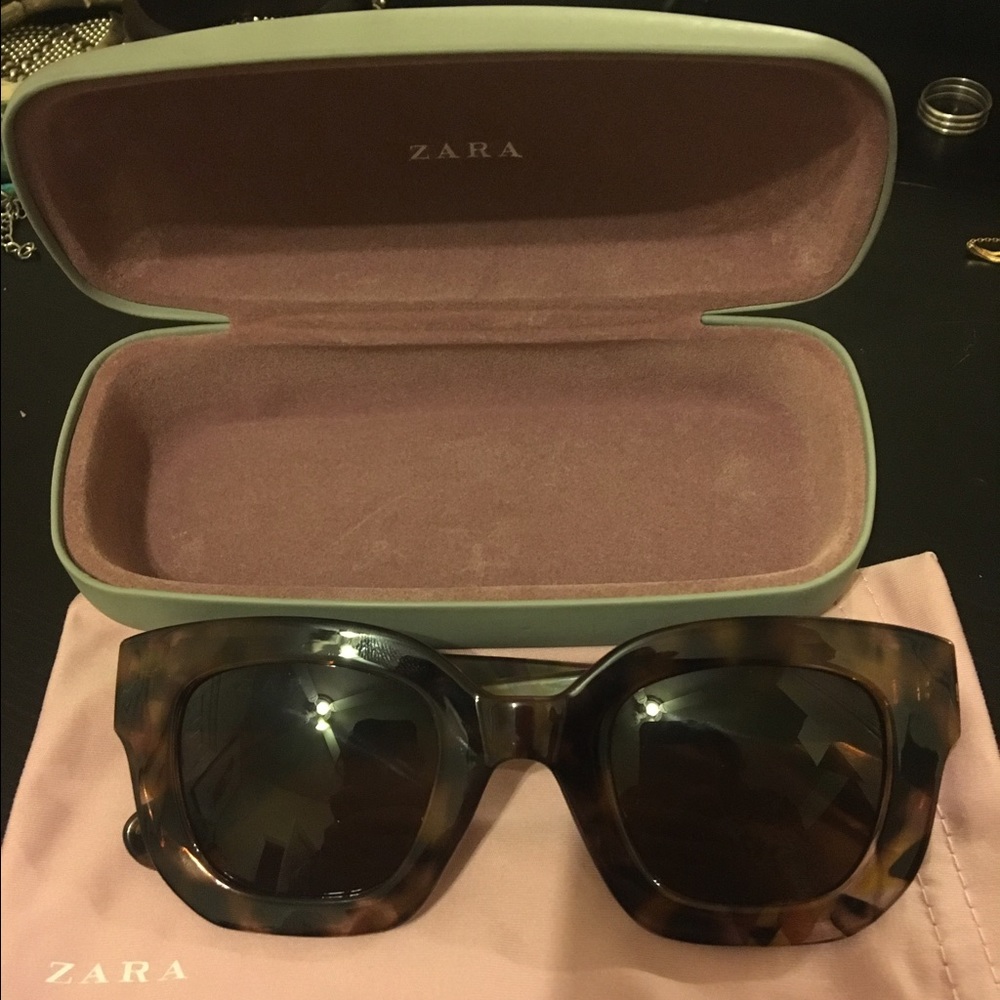 Zara sunglasses with case