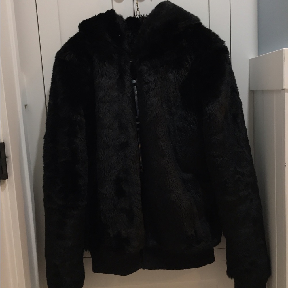 Big fuzzy PINK VS jacket