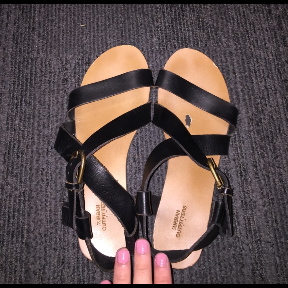 Urban Outfitters Black Sandal