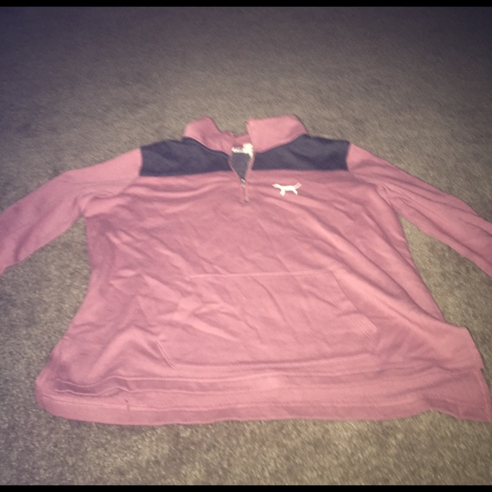 PINK VS quarter zip