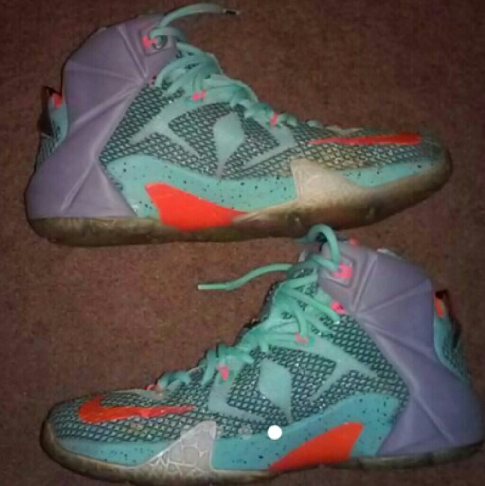 NIKE LEBRON 12 "DOLPHINS" MENS 7.5