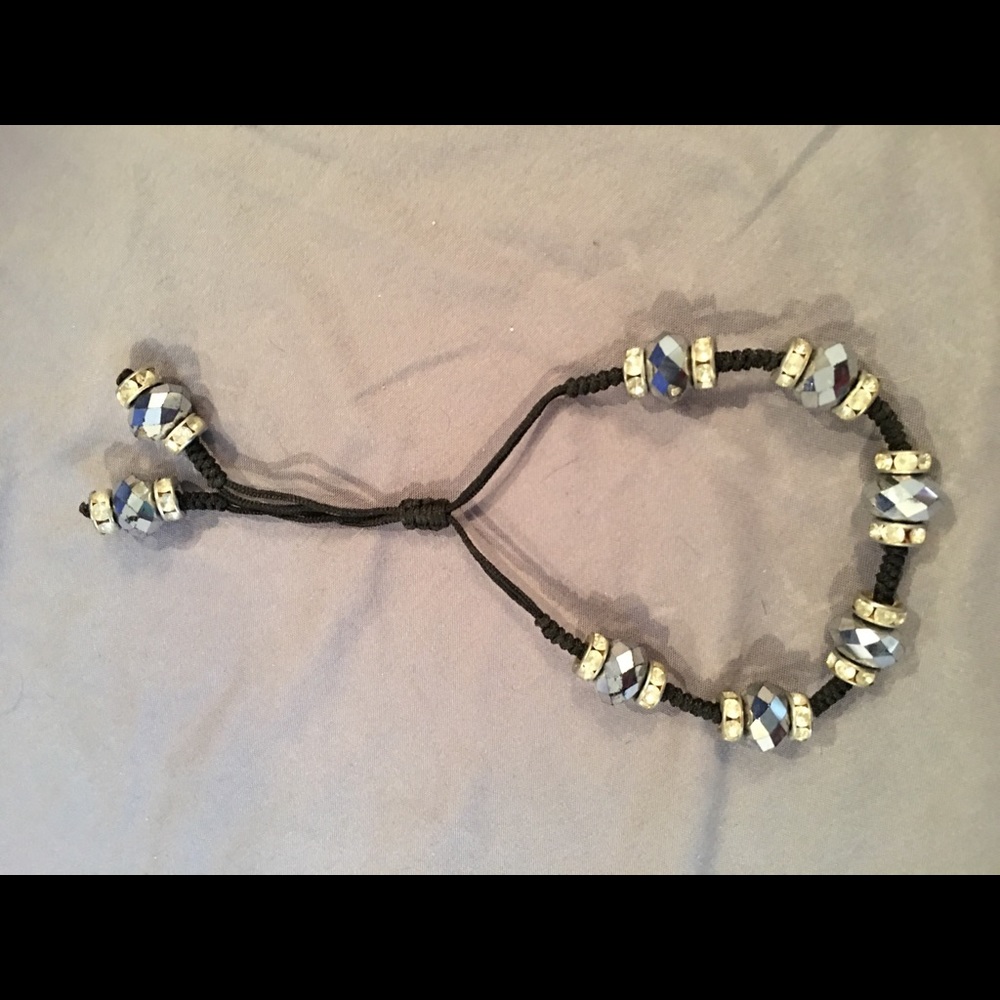 Shining Silver adjustable bracelet. Can be bundled
