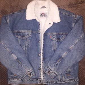 Levi's Authentic Sherpa Trucker Denim Jacket