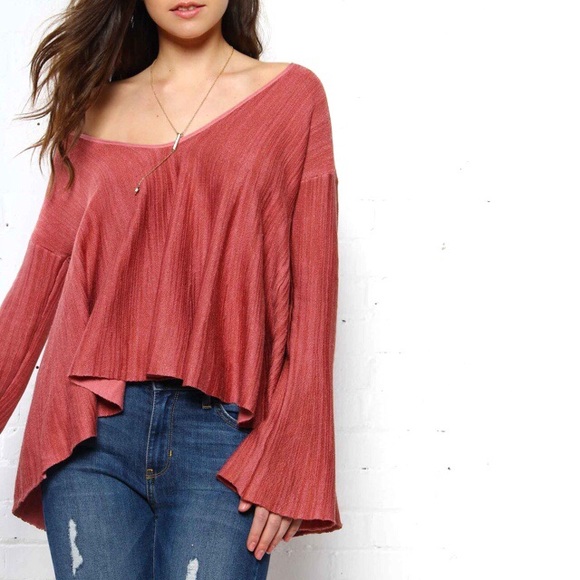 Free People Sweaters - 🚫 SOLD! 🚫 Free People Sundae Bell Sleeve Sweater