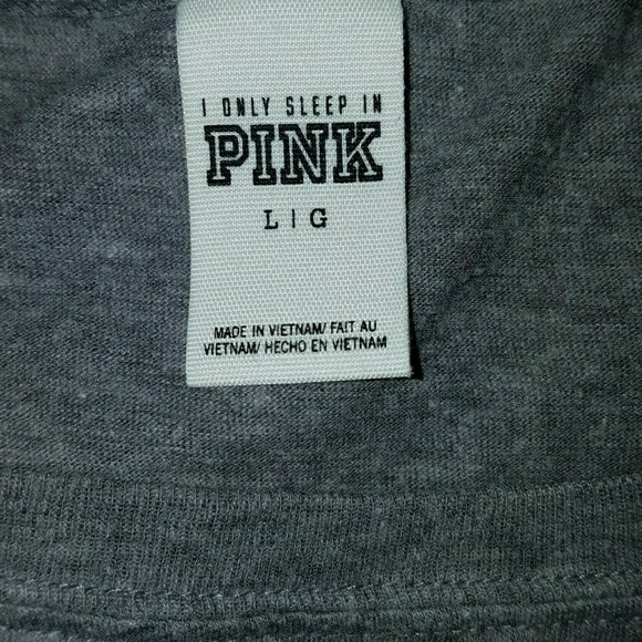 V.S. PINK 2pc Pajama Set L-TOP M-Shorts - Picture 5 of 7