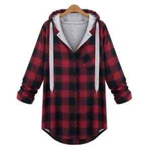 Flannel Hoodie Jacket