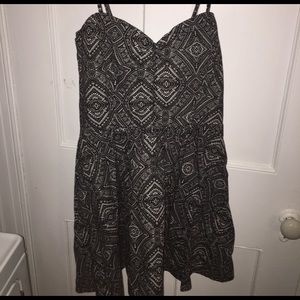 Beautiful black and white  patterned dress